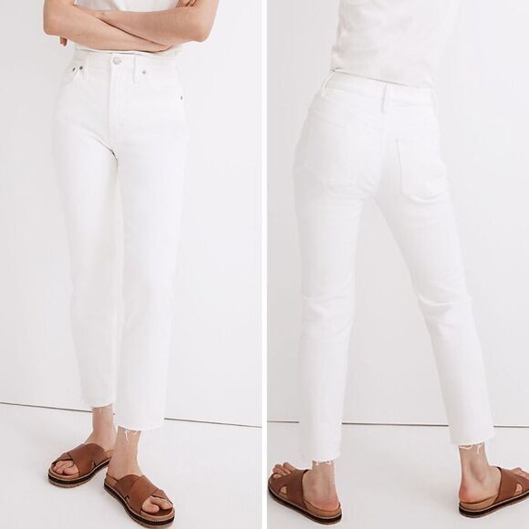 NEW Madewell The Petite Perfect Vintage‎ Jean in Tile White, 33P - Picture 1 of 16